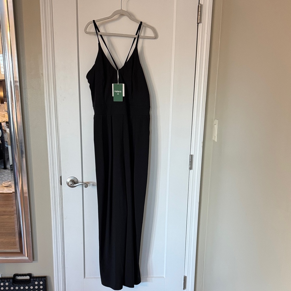 HALARA Breezeful Black wide leg jumpsuit